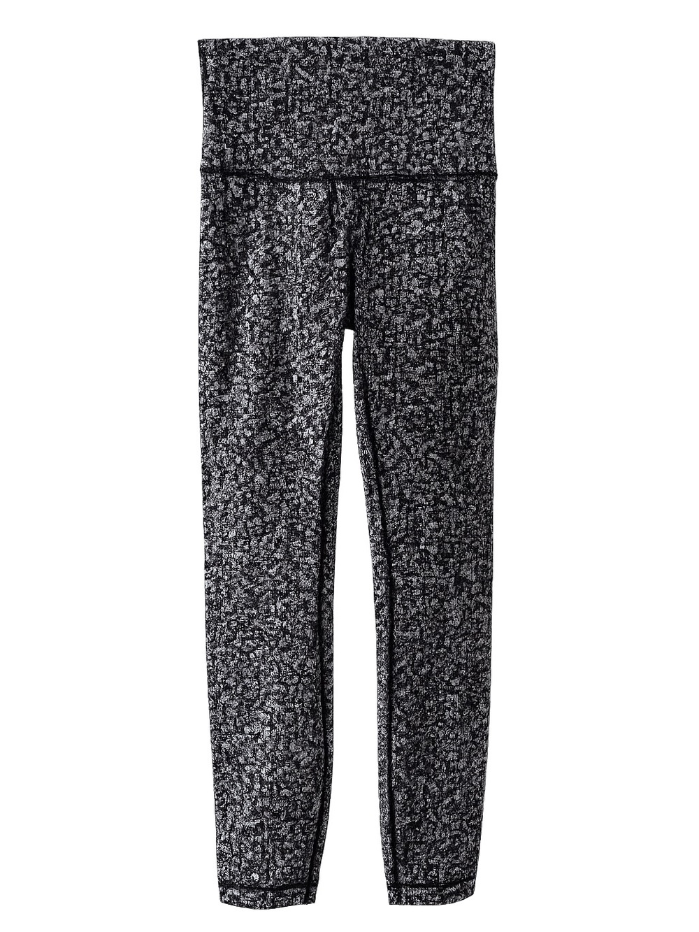 Lululemon Align High-Rise Floral Black White Print Leggings Size 4